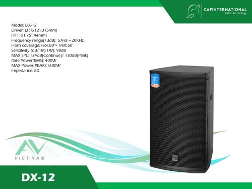 Loa Full CAF DX - 12 Bán Loa Karaoke Chính Hãng 
