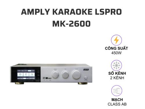 Amply karaoke LSPro MK-2600