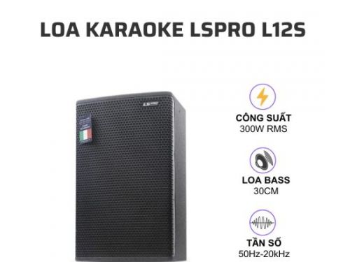 Loa karaoke LS PRO L12S (loa full, bass 30cm, 300W)