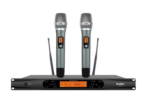 Micro không dây karaoke Motivity KG - 338 . Chất âm hay cho tiếng ca nhẹ nhàng trong sáng.